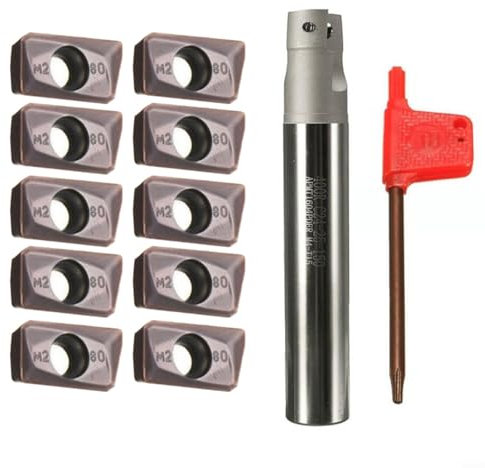 Ensemble de burins de tournage CNC 400R C24-25-150, outil de perceuse, tige de fraisage et inserts en carbure APMT1604PDER-M2 pour l'usinage de pièces en acier