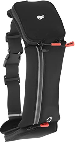 Generic Ceintures à Boire, Poche Hanche Respirante pour Les Mains Libres, Portable, Imperméable, avec 3 Grands Sacs pour la Randonnée, l'escalade (Black)