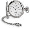 Hermann Jäckle Tübingen Taschenuhr – Quarzwerk, 50 mm, mit Datumsanzeige, inkl. Kette & Reiseetui | Qualitätshandwerk