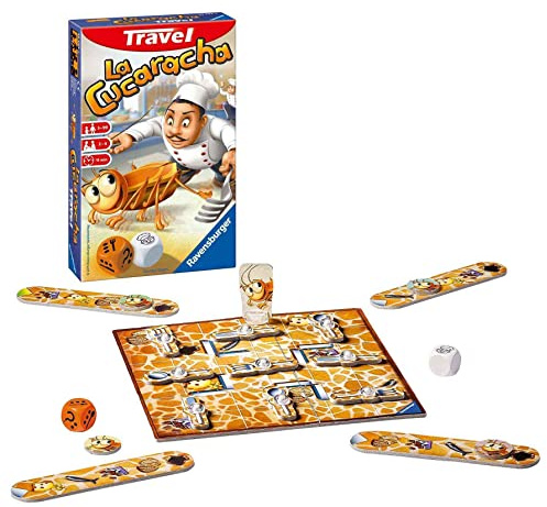 Ravensburger - La Cucaracha Llévala contigo, Juego de Mesas para Niños 6 Años, Regalos para Niños a Partir de 6 Años, Juegos de Mesa Familia, Versión en Español