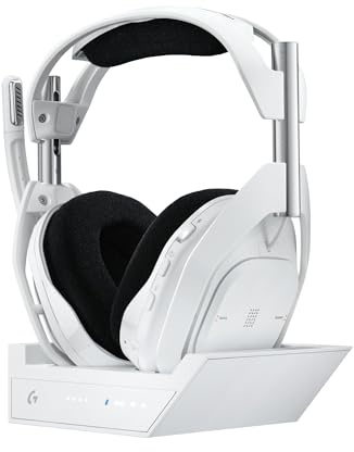 Logitech G Astro A50 X LIGHTSPEED, Kabelloses Gaming-Headset + Basisstation – PRO-G GRAPHENE, PLAYSYNC für Xbox Series X|S, PS5, PC/Mac, Nintendo Switch/Switch 2, Bluetooth, HDMI 2.1 Passthru - Weiß