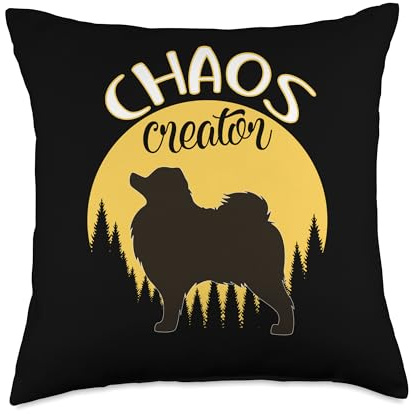 Pomeranian Pom-Dog Throw Pillow