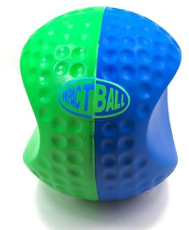 Impact Ball – hjälpmedel för golfswingtränare – medium (blå/grön) – perfekt din golfgunga och sänk dina poäng!