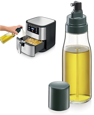 Tescoma 428652 Dosatore spray per friggitrice ad aria, per olio e aceto con beccuccio e nebulizzatore, 250 ml, linea GrandCHEF