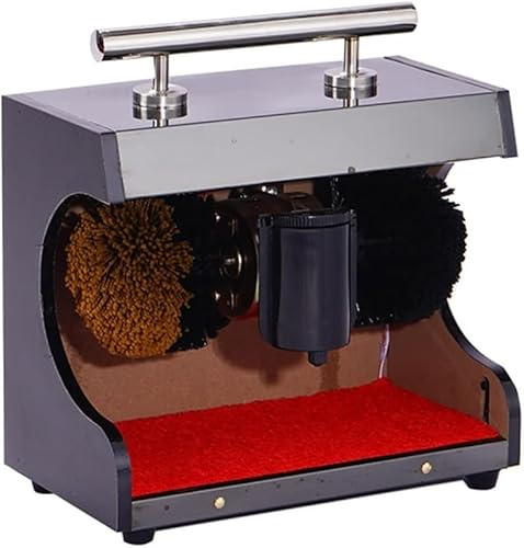 Pulidora de Zapatos Eléctrica, Inducción totalmente automática Hotel Vestíbulo del hotel Empresa Limpiabotas Máquina de cepillo de zapatos Pulidor de zapatos eléctrico Limpiabotas for el hogar Eléctri