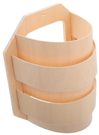 SOLUSTRE Paralume Per Sauna in Legno Delicato, Protezione Lampada Per Sauna Design Rustico e Funzione Decorativa Per Spazio Vapore