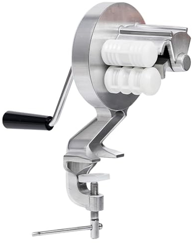 Macchina per maccheroni con manovella – Macchina per pasta manuale in lega di alluminio, design ergonomico con manico girevole, dispositivo per spremere pasta | Kitchen Home Cooking Artisan per
