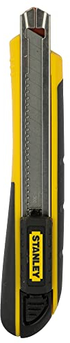 STANLEY FATMAX FatMax Cúter Cartucho, 9 mm, Acero Inoxidable, Negro, Amarillo, 9mm