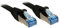 LINDY 47180 - Ethernet-, Patch- und Netzwerkkabel (RJ45-Anschlüsse), Cat.6A S/FTP PIMF - 500MHz unterstütztes Band - Ideal für Gigabit/LAN-Netzwerke, Router/Modem, Switch, Blau/Schwarz - 3 Meter
