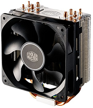 Cooler Master Hyper 212X Sistema Refrigeración, Optimas Aletas Disipador Térmico, 4 Tubos de Calor Contacto Directo Continuo, Resistente POM Fan Bearing