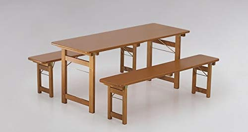 'Bière de jardinRustica 2 avec bateau Vernis pour Durable extérieur Longueur 180 cm x Table breite60 cm composé (1 table + 2 bancs)