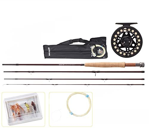Balzer Combo Magna Special Fly 5/6 Line - Fliegenrute, Fliegenrolle, Fliegenschnur Klasse 5WF - Fliegenfischen - Fischruten- und Rollen-Set - Fischerrute-Rollen-Kombination