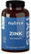 Nutri + Zink Tabletten 25mg - vegan + hochdosiert - 180 Zinktabletten für Haut + Haare - Zinkbisglycinat ohne Zusatzstoffe/Magnesiumstearat - elementares Zinc Chelat