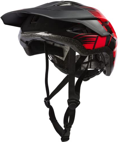 O'NEAL | Mountainbike-Helm | Enduro All-Mountain | Verschmolzene innere EPS & Außenschale für bessere Langlebigkeit | Matrix Helmet Split V.23 | Erwachsene | Schwarz/Rot | L/XL (58-61 cm)