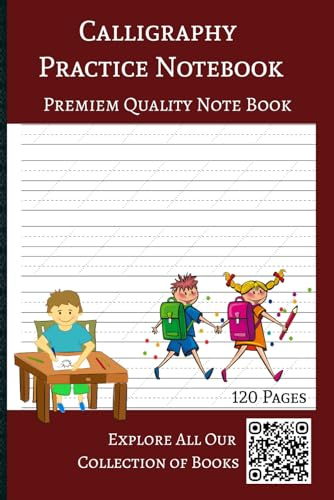 Calligraphy Practice Notebook: Slanted Calligraphy Paper