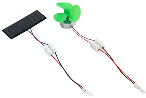 ifundom 1ensemble Générateur Éolien Et Solaire Éducatif Kit Expérimentation Scientifique pour Apprentissage Pratique De Énergie Renouvelable Activité Amusante pour Comprendre La