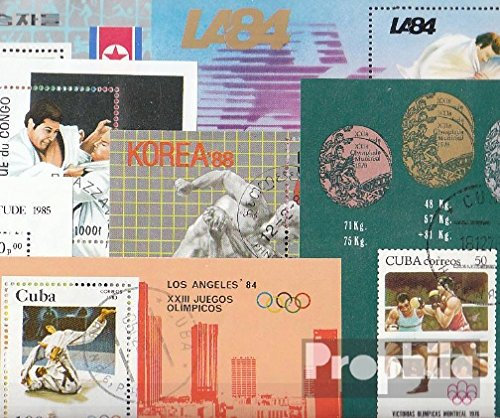 Prophila Collection Motive 10 Verschiedene Kampfsport Blöcke (Briefmarken für Sammler) Kampfsport (Boxen/Fechten/Ringen/Karate …)