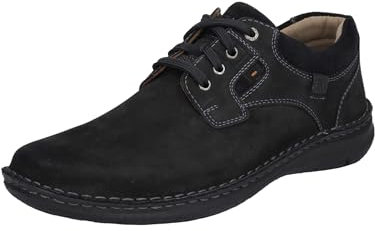 Josef Seibel Anvers 36 43390 Derbys Schnürhalbschuhe, Schwarz, 44 EU