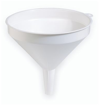 Ecoplast | Imbuto Cucina in Plastica 12cm, Bianco, Made in Italy