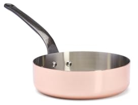 De Buyer - Pentola in rame e acciaio INOX, ultra-resistente, modello per professionisti