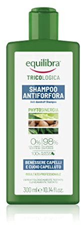 Equilibra Capelli, Shampoo Antiforfora, Benessere Capelli e Cuoio Capelluto, con Attivo Antiforfora da Lichene, Estratto dello Yogurt, Aloe Vera, Olio di Argan, Cheratina Vegetale, 300 ml