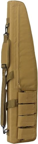 FUELIX Waffentasche Gewehrtasche, Tactical Weapon Bags, Taktische Langwaffentasche, Outdoor Sports Gun Case Air Rifle Case Firearm Transport Bag for Fishing Hunting E,100cm