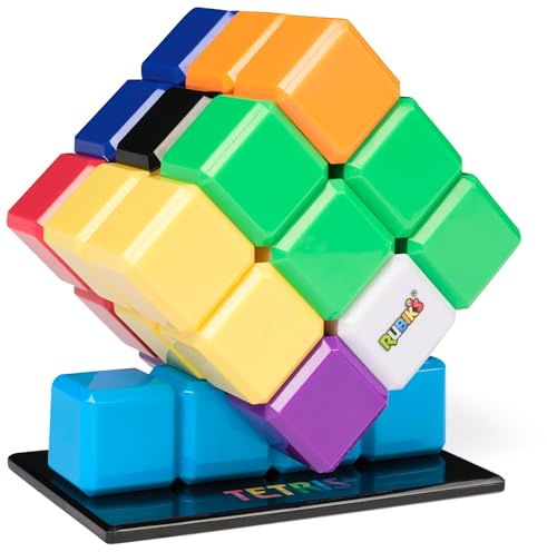 Rubik's Cubo, Tetris Cube, Solve for Classic Tetris Tetriminos, Puzzle rompicapo per adulti, rompicapo da risolvere problemi, puzzle di corrispondenza dei colori, giocattolo fidget per bambini dagli 8