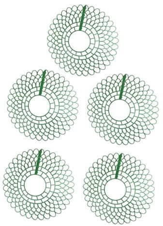 MAGICLULU Soporte para Plantas de Fresa de 5 Piezas en PP Verde, Protección contra Caída Prematura y Ahorro de Espacio para Jardín y Cultivo de Frutos