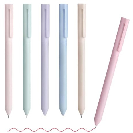 Penne gel per diari, 6 penne a scatto di colori assortiti, forniture da scrivania per calendario, appunti, agenda giornaliera, ufficio, scuola, insegnanti, casa, viaggi, artigianato, diari proiettili