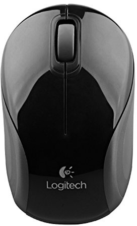Logitech Wireless Mini Mouse M187 Black (Renewed)