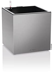 Lechuza Canto Premium 40 Low LED All-in-One Set Silber metallic 13788