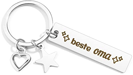 Beste Oma Geschenke Weihnachten Muttertagsgeschenk Ostergeschenk Oma Schlüsselanhänger, Geburtstagsgeschenk Geschenkideen Sinnvolle Geschenke für Oma von Enkel Romantische Besondere Geschenke Oma