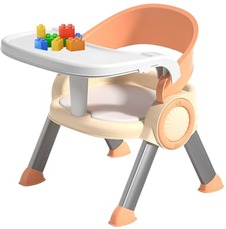 Sedia da nutrizione per bambini, sedia per bambini per mangiare - Sedia da mangiare non slip per bambini - Sedile di studio multifunzionale per bambini, sgabello da gioco leggero per campeggio per via