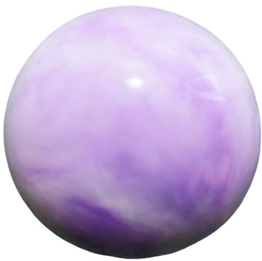 Palla da pilates, piccola palla da 18 cm, morbida e anti scoppio, per yoga, fitness, palestra, equilibrio, ginnastica ritmica, accessori standard per danza (viola)