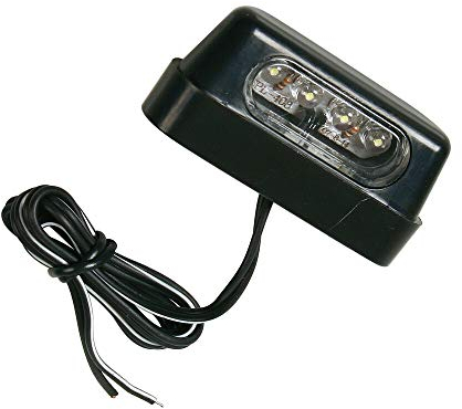 LED Kennzeichenbeleuchtung, 4 weiße Lampen