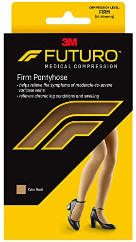 FUTURO Firm Pantyhose , Medium, Nude (20-30 mm/Hg)