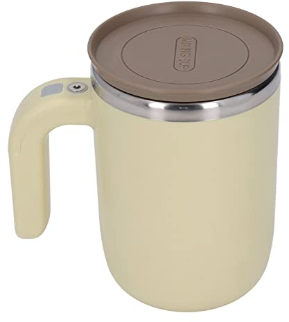 Qcwwy Taza Autoagitadora Recargable, Agitador Eléctrico Magnético Automático, Taza de Café, Taza Automezcladora Eléctrica con Batería Incorporada para Café, Leche de Chocolate Caliente