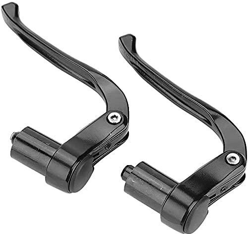 BAtlam Ein Paar Fahrradlenker MTB-Lenker Rennrad-Bremshebelende Triathlon-Lenker Fahrradbremshebel (Farbe: Schwarz) (Schwarz)