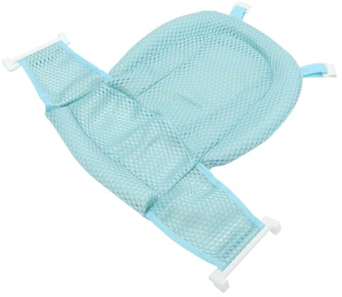 ANDRESLAD Baño Para Bebés Soporte De Malla Antideslizante Asiento Para Bañera Gasas y