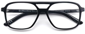 GianMarcoVenturi Occhiali da Lettura Livorno Nero +2,00