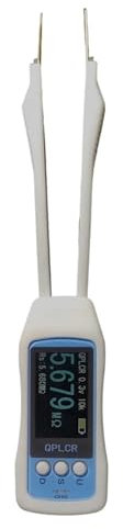 Tester Electricista, Medidor de puente LCR Pantalla digital Medidor LCR portátil Pinzas Pinzas SMD inteligentes Probador de resistencia de inductancia de capacitancia,Herramientas de prueba