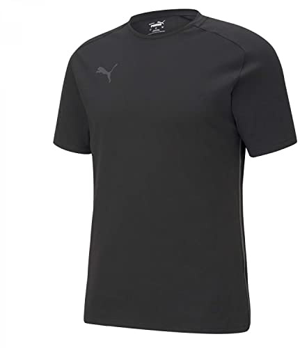 PUMA teamCUP Casuals Tee, Homme, Puma noir-asphalte, M