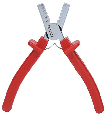 Alicates para Prensar PZ0.25-2.5 Herramienta para Prensar Tubos con Terminales de Aguja para Exteriores Domésticos