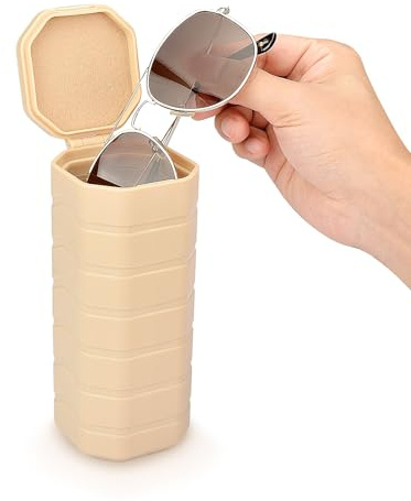 iGuerburn Large Sunglasses Case Hard Shell, Indestructible Glasses Case Travel for Oakley, Ray-Ban, Maui Jim Large Frame Sunglasses, Sports Glasses, Presbyopes - Impact Protection & Easy Carrying