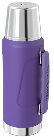 Super Sparrow Termosflaska - Rostfri Vattenflaska - 1.5L - BPA-Fri - Läckfri Termoskanna, läckagesäker lock som även fungerar som mugg för Sport och Utomhus
