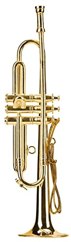 Modèle de Trompette Miniature, 14,3 cm/5,6 pouces Trompette Miniature en Cuivre, Mini Instrument de Musique à Haute Simulation pour Ornement Décoratif, Cadeau D'anniversaire de Noël