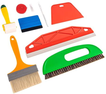 Outil de lissage multifonction pour papier peint - Outil de lissage pour décoller et coller les carreaux de dosseret de papier vinyle