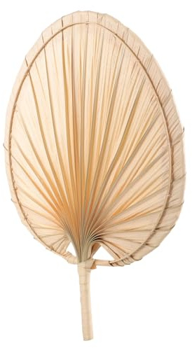 Mikinona Abanico de Mano Vintage Chino Hecho Mano Palma Abanico Refrescante sin Ruido para Verano Bodas Fiestas y Decoración