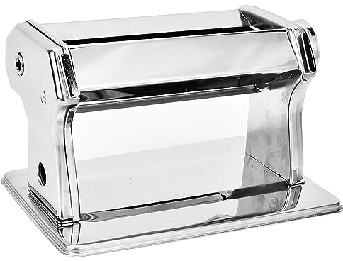 Jeffergarden Presse à Argile Polymère, Rouleau à Pâte Manuel en Acier Inoxydable avec 9 Options d'épaisseur pour la Poterie, la Fabrication de Bijoux et la Fabrication de Nouilles