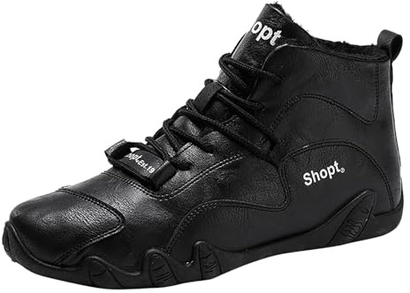 Générique Barefoot Bottes d'hiver Homme Femme Imperméable Antidérapage Bottine De Neige avec Doublure Fourrée Chaude Chaussures Boots